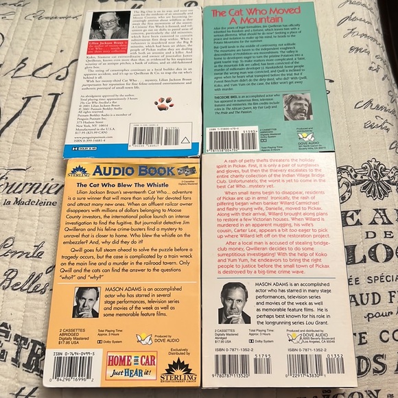 4 Lilian Jackson Braun Cassette Audio Books - Picture 5 of 6